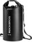 ROCKBROS Dry Bag Wasserdicht Packsack für Wassersport, Strand, Schwimmen Boot Kajak Rafting Segeln Outdoor, Schwarz, 2L+20L