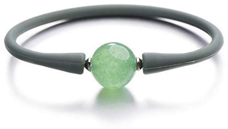 Hand Armband Armreif Armkette Damen Mode 14Mm Naturstein Silikon Armband Schmuck Unisex Paar Armbänder Für Frauen Männer