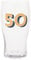 Maturi Gold 50th Birthday Beer Pint Glass - 570ml / 1 Pint