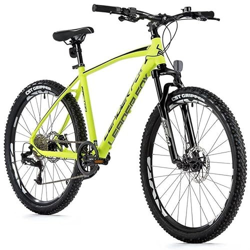 26 Zoll Mountainbike Leader Fox Factor 8 Gang Scheibenbremse Rh 41cm neon gelb