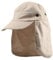 Carnavalife Sonnenhut mit Halsschutz, für Herren und Damen, faltbare und verstellbare Baseballmütze, Mütze mit Ohrenschützern für Camping und Gang, Unisex, Einheitsgröße (Beige)