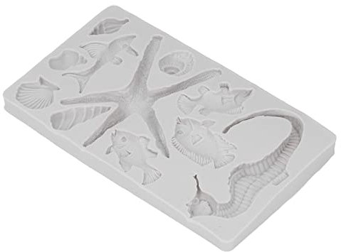 CHICIRIS Molde de Fondant de Silicona Gris para Enfriar en microondas