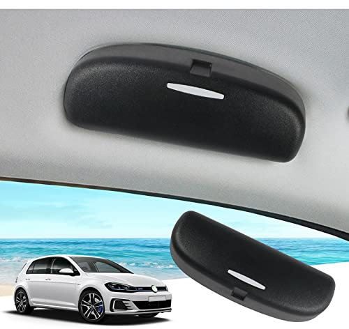 GAFAT Brillenhalter Brillenetui für Golf 7/Tigua-n/Passa-t B8 Variant/Touran/AR-teon/Atlas, Sonnenbrillenhalter Brillenetui Auto Innenraum Aufbewahrungsbox Organizer (Schwarz)