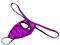 VemeFufu Perizoma Sexy C String G Slip Tanga Uomo Intimo Erotico Pelle Verniciata Lucida Materia Aperto sul Frontale Uomini Hot Vita Bassa Elastici Bikini Thong Maschile Mutande Viola