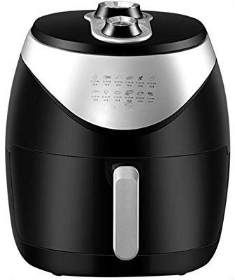 NEWCES 7.5L Large Air Fryer Toaster Oven Used for Pizza Grilled Chicken Steak Operation with Two knobs Top-Mounted Wide-Range Temperature/Timing and Intelligent Split Basket
