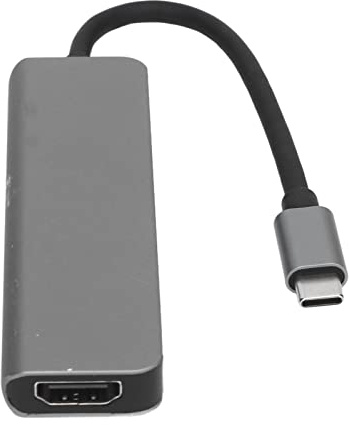 Aeun Hub Tipo C, Docking Station USB Multifunzione Plug And Play Grigio per PC
