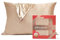 KITSCH Holiday Champagne Standard-Satin-Kissenbezug-Set, 2 Stück