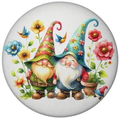 speecheese Magnet Niedliche Gartenzwerge Freche Wichtel Figuren - Kecke | Schelme für Ihren Garten Schelmische Zwerge als Magnete