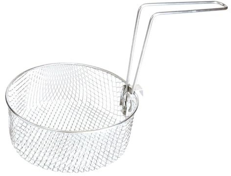 Sharplace Panier à Frire en Filet, Porte-Frites, Multi-Usage, Anti-brûlure, Bol de Lavage, Panier de friteuse en Acier Inoxydable, Panier à friture