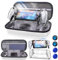 Auarte 12 in 1 Tasche für Playstation Portal, Portable Reisetasche Zubehör für PS5 Portal Remote Player mit Klarsichthülle, 2 Displayschutzfolien mit 4 Daumengriffen, Perlweiß