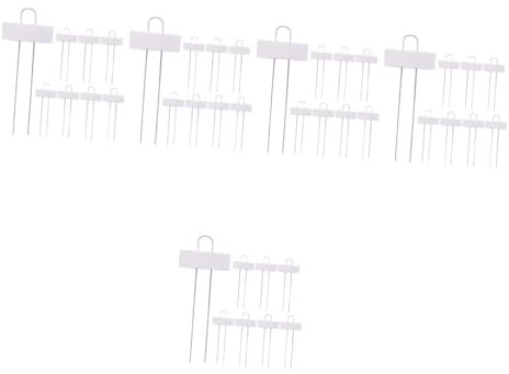 NUOBESTY 40stücke Pflanzenetiketten Wetterfeste Gartenmarker Für Töpfe Und Blumen Wiederverwendbare Eisenplantags Mit Glatter Oberfläche Beschriften Für Gewächshäuser Und