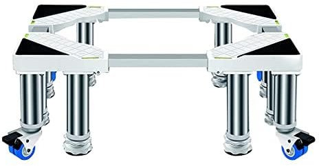 Adjustable Multi functional Base with 8 Legs and 4 Wheels for Easy Moving of Fridge Freezer Washing Machine and Furniture (60 80cm)