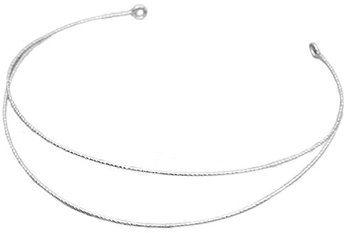 Serre-tête en métal lisse avec cadre métallique pour homme et femme