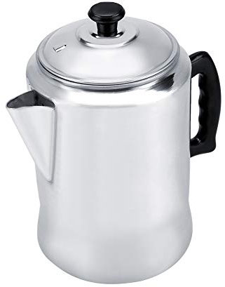 CFTGIW Aluminiumlegierung Kaffeemaschine Pere Percolator Teekessel Herd mit Deckel Kaffee Perkolator Kaffeekanne Kaffeekessel Aluminium Kaffeekanne Aluminium Kaffee Percolator mit