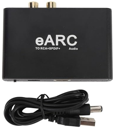 Psdndeww HDTV ARCs Adapter mit optischen / 3,5-mm-Ausgängen aktualisiert Legacys Soundgeräte auf EARC-Standard-Heimkino-Sound-Upgrades