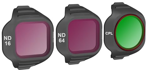 Filtro obiettivo per DJI Mini 5 Pro, set di filtri UV/CPL/LP/ND, filtro polarizzatore per obiettivo, in vetro ottico HD, impermeabile, multistrato, accessorio per obiettivo della fotocamera (CPL ND16