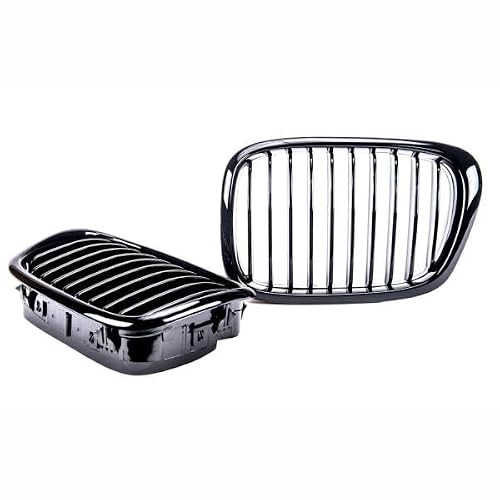 Frontgrill Glanz Schwarz passend für BMW 5er E39 1995–2003