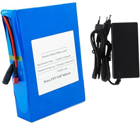 36V 20AH E-Bike Battery, Electric Bicycle Moped/Electric/Li Ion Battery Pack with Charger, Waterproof Lithium Electric Scooter Battery (36V 20Ah),XT60+DC