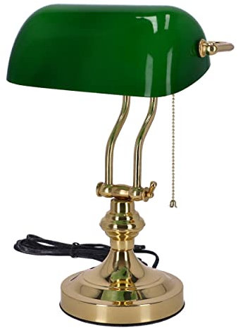 Lampada Inclinabile Tavolo Ministeriale Churchill Vetro Verde Catenella Regolabile PREZZO SPECIALE**