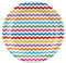 Neviti 678252 Carnival Plate, Wave Multi-Colour