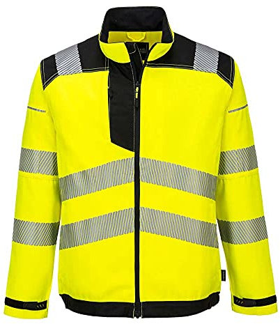 Portwest PW3 Warnschutzjacke, Größe: XL, Farbe: Gelb/Schwarz, T500YBRXL