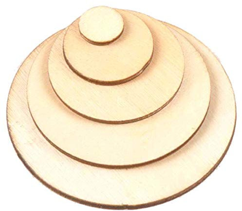 Sticker Design Shop 4mm Runde Holzscheibe Rund Holz Scheiben Kreis Sperrholz Basteln Ø50mm - Ø200mm (Ø 120mm)