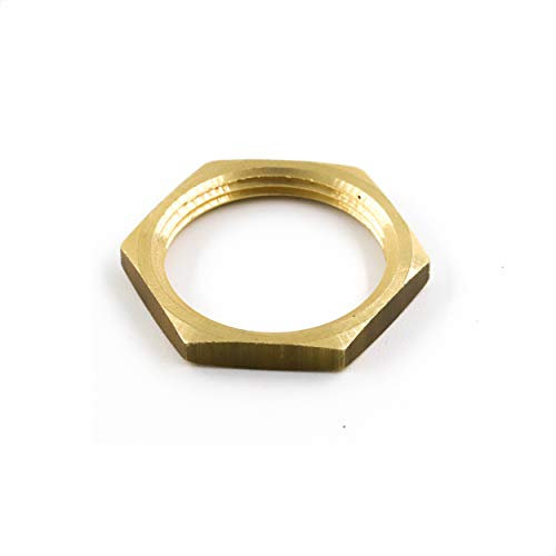 BURG Messing Mutter M19 (Befestigung für Hebelschlösser, Spindschlösser, Zahlencodeschlösser)