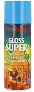 PlastiKote PKT1136 Gloss Spray Paint Can, Light Blue, 400 ml (Pack of 1)
