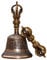 Tibetisch-buddhistischen Meditation Glocke Tibetische Handglocke Meditation & Gebetsglocken Dorje Vajra Buddhistische Glocke 5.5 Zoll, S