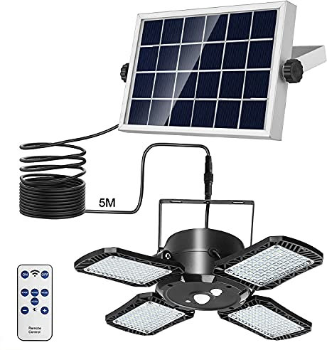 2024 Upgrade Annbrist Solarlampen für Außen, 128LED Solarleuchten Aussen mit Bewegungsmelder, 1000 lm 4 Modus IP65 Wasserdichte, 120°Beleuchtungswinkel, Solar Wandleuchte für Garten Balkon Garage Zaun