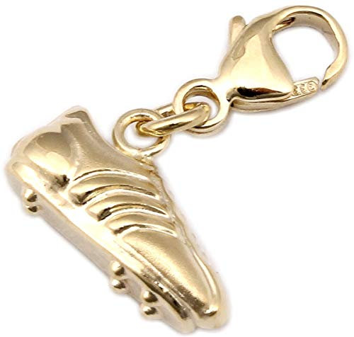 SJR Anhänger Charm Fußballschuh WM 2014 Gold 333 Einhänger Fußball Gelbgold Unisex