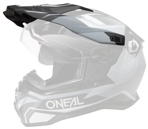 O'NEAL | Ersatzschirm Motorrad-Helm | Enduro Adventure Street | Ersatzschirm für den D-SRS Helmet Square V.22 | Visor D-SRS Helmet Square V.22 | Erwachsene | Schwarz Grau