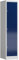 Lüllmann XL Spind Kleiderspind 1 Abteile 3 Fächer 1800 x 400 x 500 mm (RAL 7035/5010 lichtgrau/enzianblau)