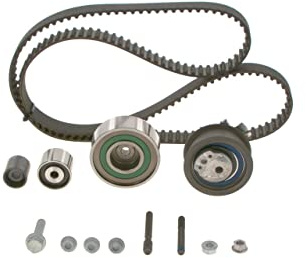 BOSCH Zahnriemensatz 1 987 946 384 Zähnezahl 160 25mm 1524mm Kompatibel mit VW Golf 6 5K1 Polo Schrägheck 6R1, 6C1 TIGUAN 5N, AUDI A4 Avant 8K5, B8 A6 Avant 4G5, 4GD, C7