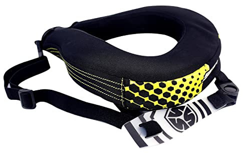 Scoyco Motorrad Hals Protector Motocross Hals Brace Support Schwarze Nackenstützen Rennkragen Für Erwachsene MTB Fahrrad Radprotektorschutz Off-Road Reiten Körperschutzgetriebe