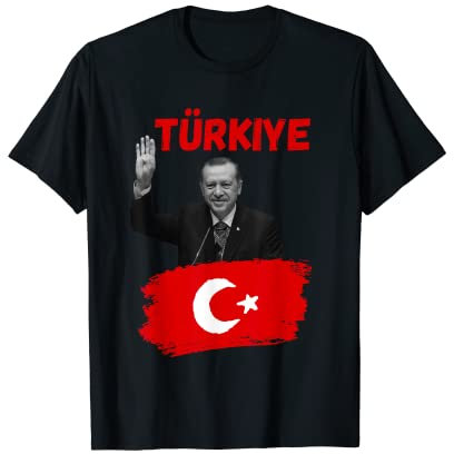 Recep Tayyip Erdogan Türkiye Flagge Türkei Türkische Politik T-Shirt