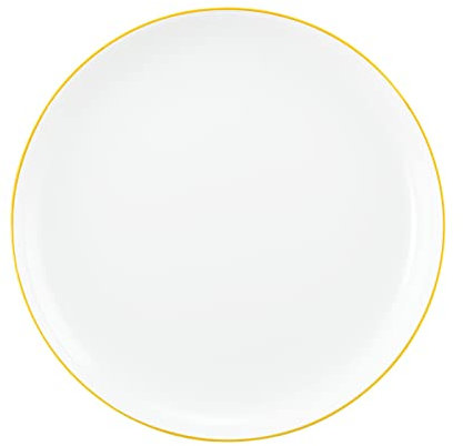 2 x Frühstücksteller rund 20 cm - Seltmann Weiden Lido V3 senfgelb 10864