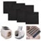 6-Pack Carbon Filter for Cat Litter Box,Cat Litter Box Charcoal Filters Replacement,Activated Charcoal Carbon Air Purifier for Hooded Cat Litter Boxes- Odor Control & Air Purification - 10.5x11.5cm