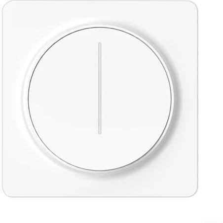 Smart Dimmer Lichtschalter, Home Control Dimmschalter, WLAN-Unterputz-Lichtschalter & Dimmer mit Dreh & Drück-Funktion, für Tuya Smart Wifi/Für ZigBee Dimmer Lichtschalter Drehdimmer Switch(WiFi)