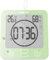 Waterproof Bathroom Wall Clock Shower Timer, Digital Large Visual Countdown Alarm Clock with Temperature Humidity, Mirror Suction & Rope Hanging & Stand, Easy Table Timer for Bath Kitchen Spa (Green)