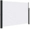 vidaXL Auvent latéral rétractable Blanc 140x300 cm, écran d’intimité de Jardin, Brise-Vue de Balcon, écran d'extérieur, Brise-Vue d'extérieur