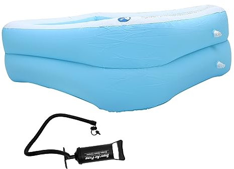 KONTONTY Bañera Inflable para Piscina Colchón De Agua Divertido Juguete De Piscina Bebés