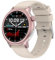 Smartwatch Damen Herren ΒΙυtｚυcker EKG+HRV/Harnsäure/BMI,1,4“Smartwatch Fitnessuhr mit Telefonfunktion SOS-Taste/Blutdruck/Körpertemperatur/Müdigkeit/Emotionserkennung/Schlaf für Android iOS (Beige)