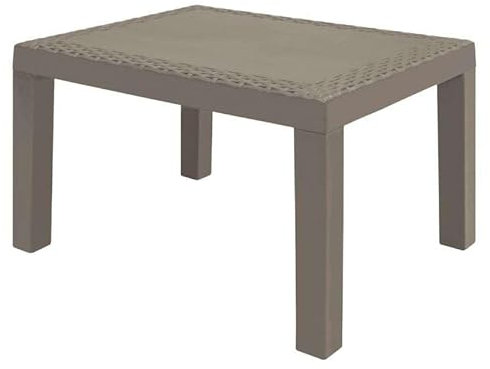 Jack Couchtisch für den Außenbereich, moderner Stil, braun, fest, aus Polypropylen, 120 cm