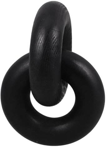 Garneck Boho Wooden Chain Decoration Coffee Table Ornaments Home Decor Rustic Art