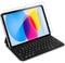Ducerta Keyboard Case for iPad A16 11th Generation 2025 11 inch/10th Generation 2022 10.9 inch, Magnetic Smart Folio Keyboard Cover with Tempered Glass for iPad 11/10 Gen, UK Layout, Black