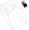 Doorbell Cover Transparent Ring Doorbell Cover Easy to Install Door Bell Button Protective Guard with Double-Sided Adhesive Tape