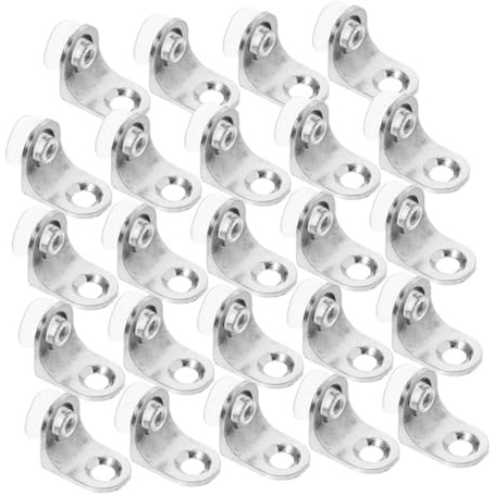 Housoutil 30 pièces Support pour Étagère Verre avec Ventouse Fixation Murale pour Cuisine Armoire et Meuble Design Minimaliste Compatible Verre Carrelage et Métal Capacité de Charge Élevée