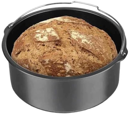 Lnhgh Backform für Heißluftfritteuse,Heißluftfritteuse Kuchen Backform | Lebensmittelechtes Küchenzubehör zum Backen von Chiffon Pizza Brot Lebensmitteln