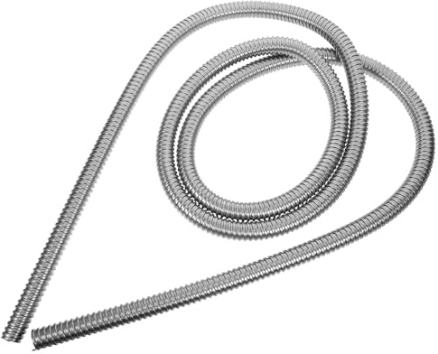 UTHCLO Stainless Steel Cable Sleeve Organizer Flexible Metal Threaded Hose Wire Cable Protector Tube for Heavy Machinery Inner